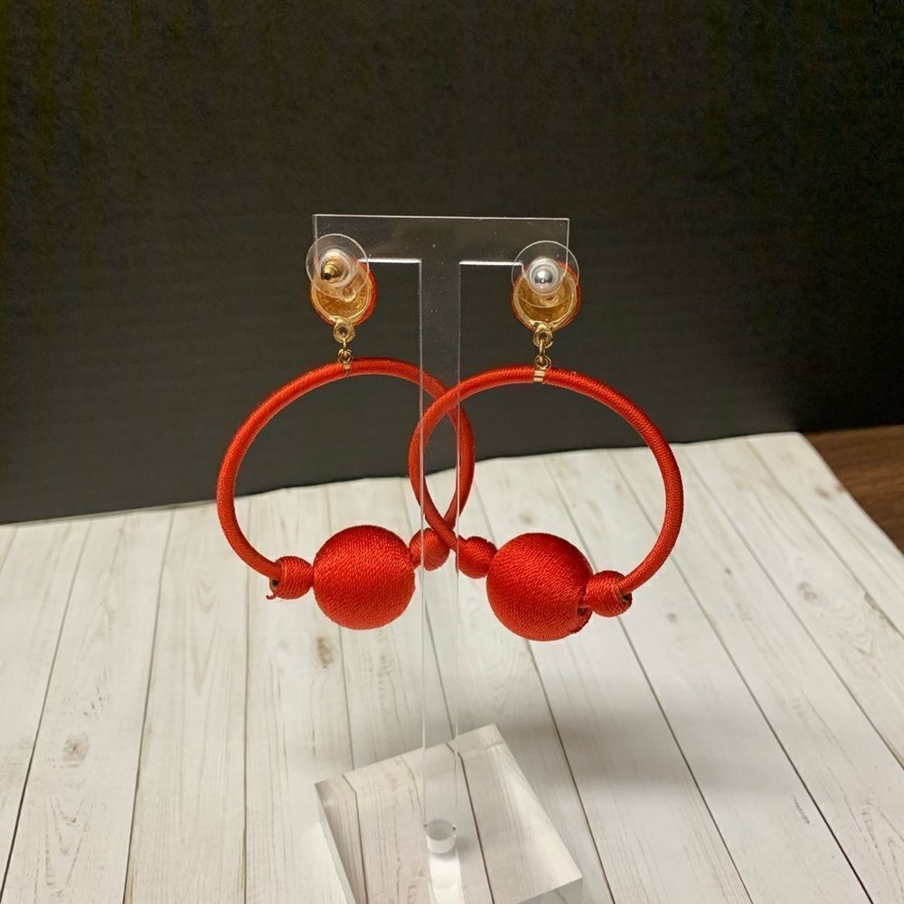Gemma Simone String Wrapped Earrings‎ - Picture 2 of 2